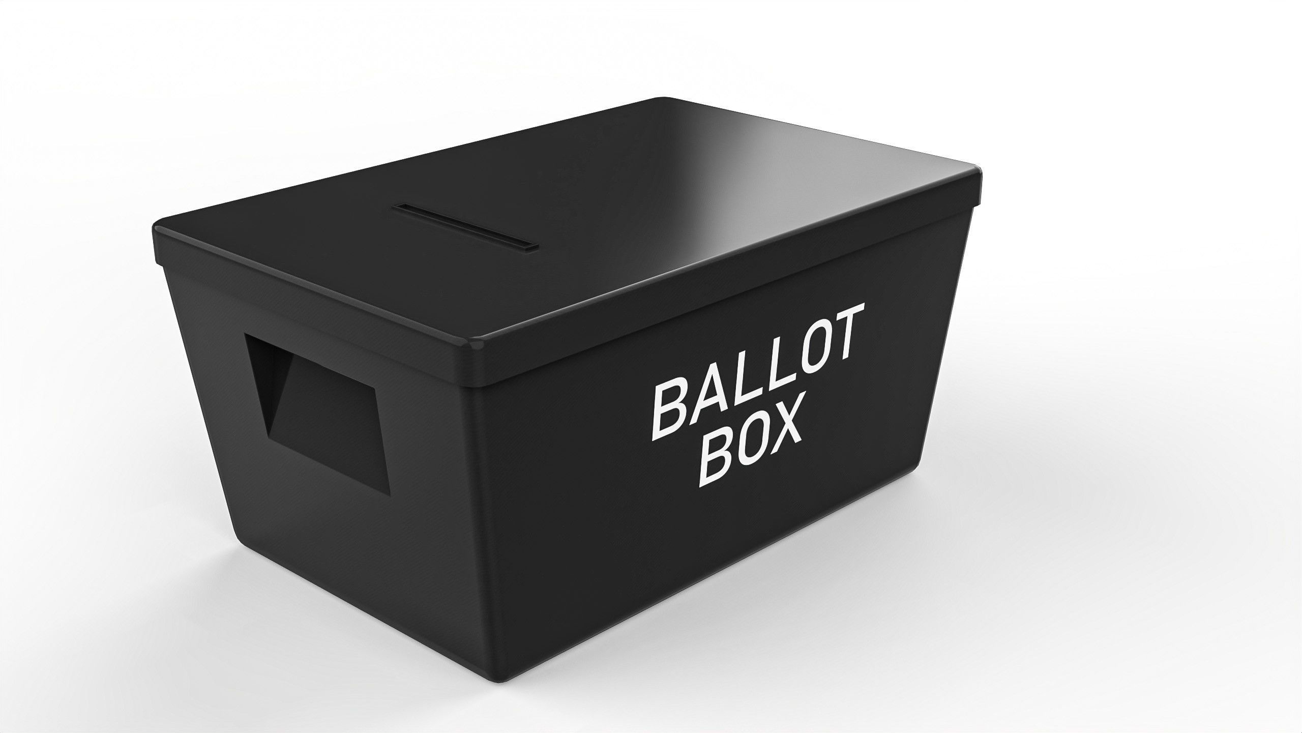 Vote Box Pack Low-poly 3D model_8