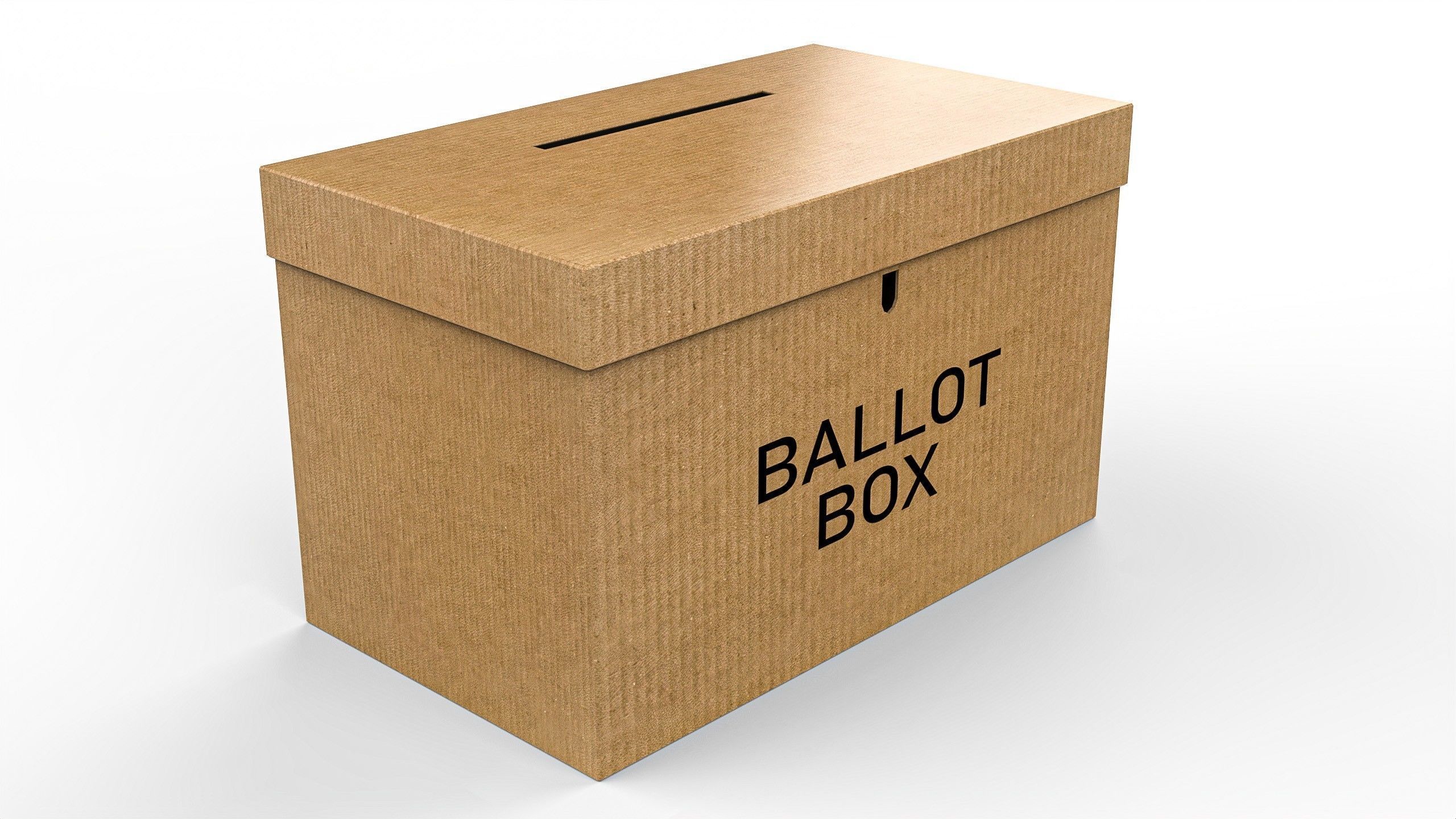 Vote Box Pack Low-poly 3D model_7