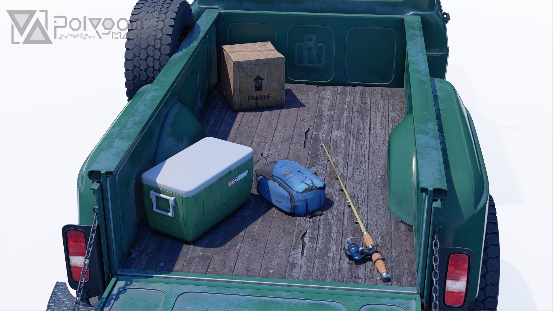 International Harvester Travelette Stepside Crew Cab 3D model_30