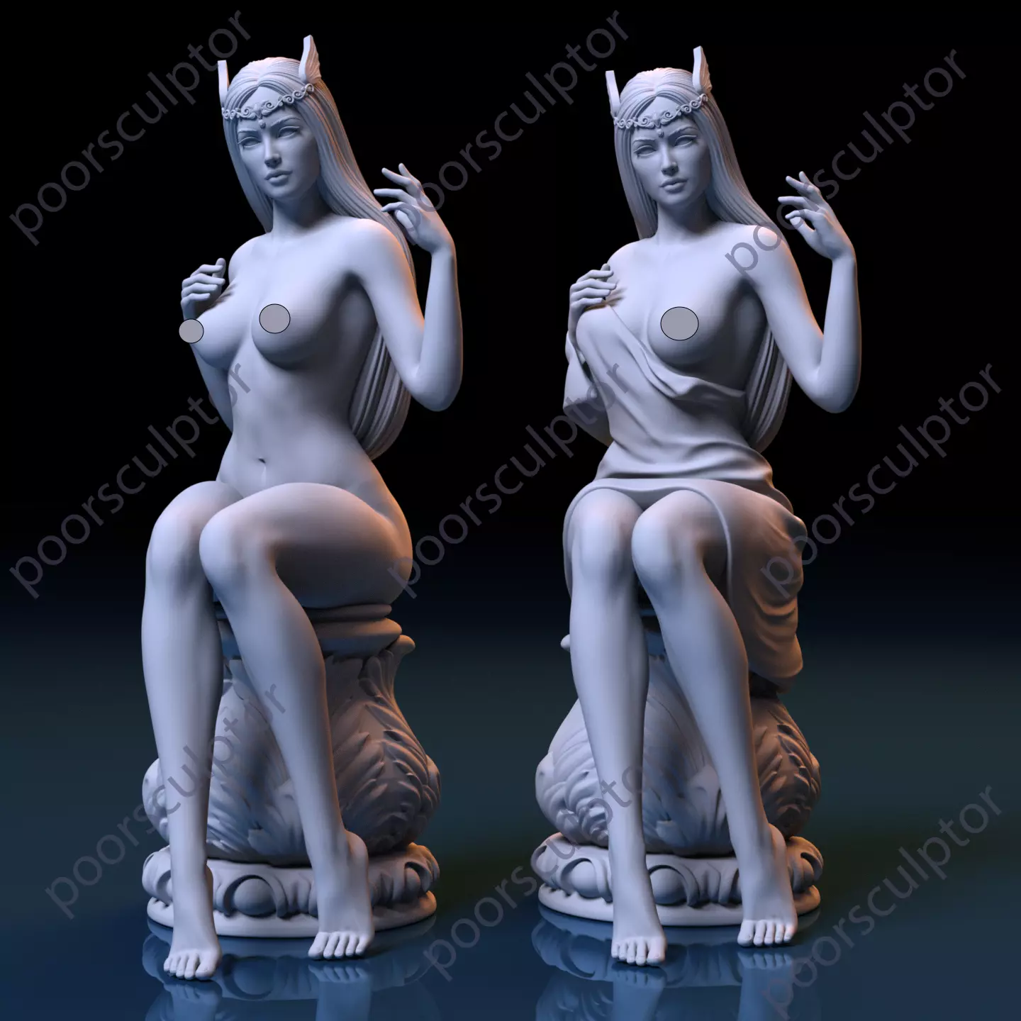 OLYMPIAN GREEK GODS 3D print model_0