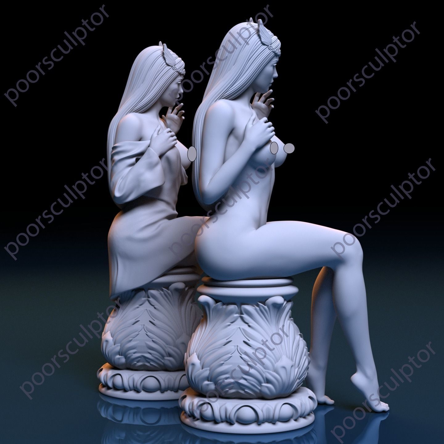 OLYMPIAN GREEK GODS 3D print model_3