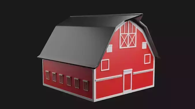 BARN 3D Model house 3D print model