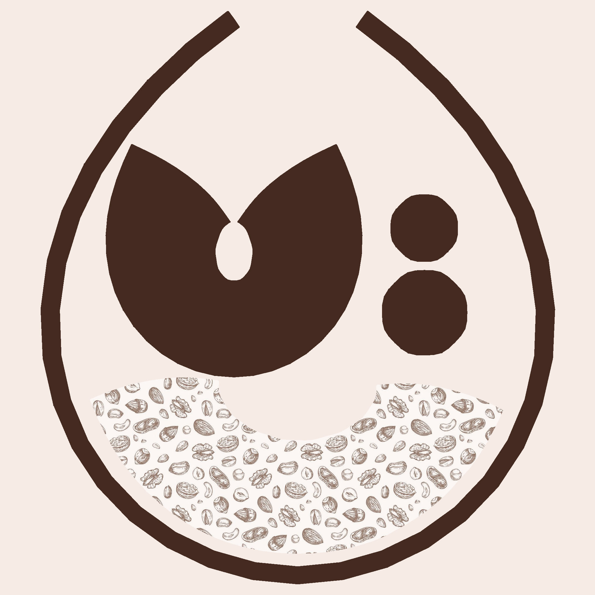 Hazelnut chocolate nuts in bowl 3D model_6