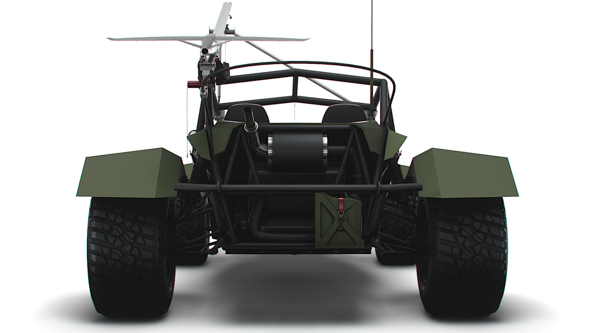 Generic Military Buggy UAV 2023 3D model_10