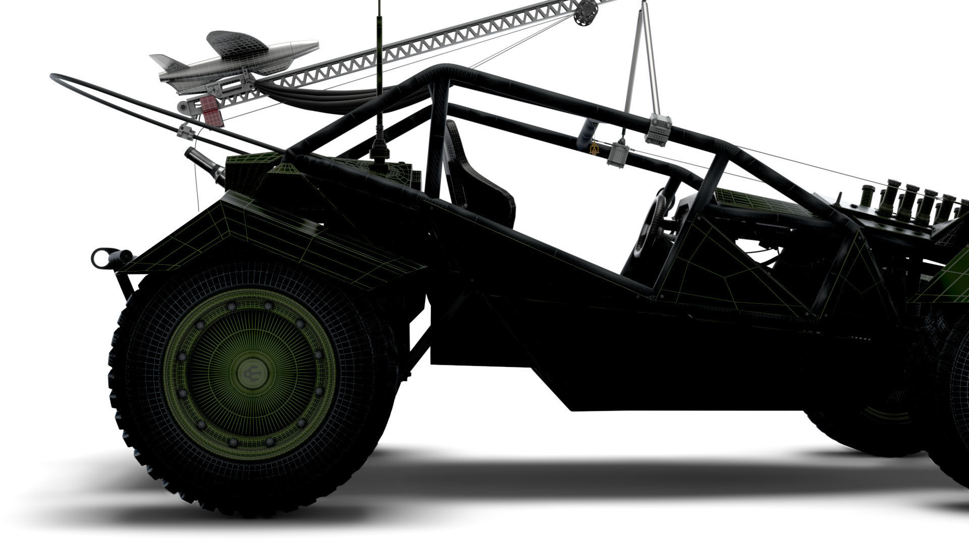 Generic Military Buggy UAV 2023 3D model_21
