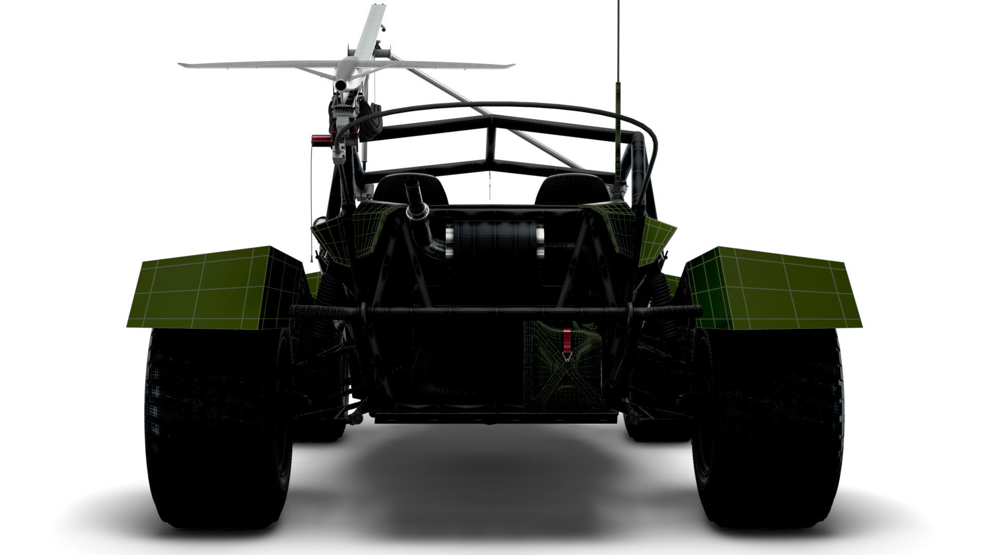 Generic Military Buggy UAV 2023 3D model_22