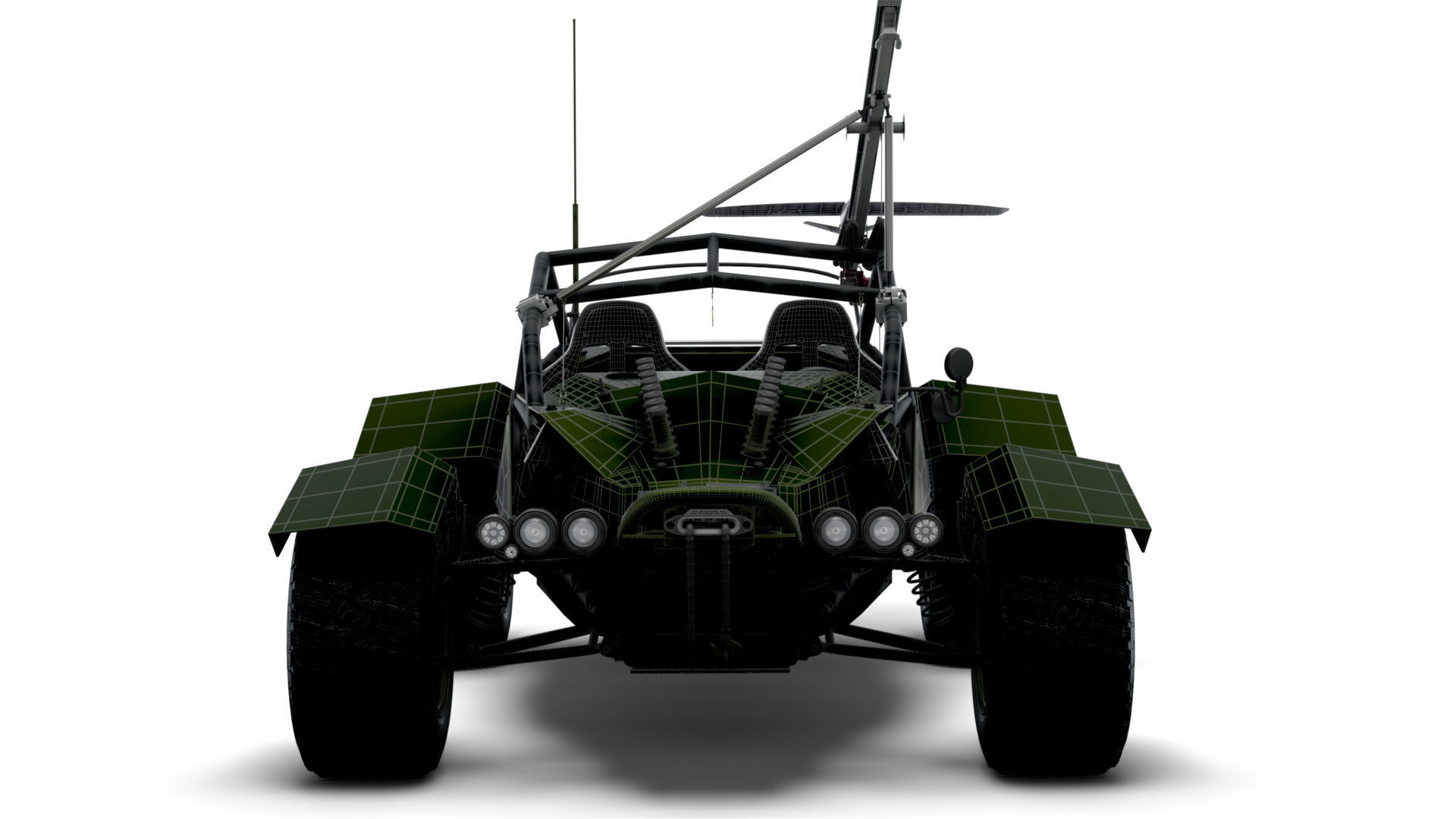 Generic Military Buggy UAV 2023 3D model_18