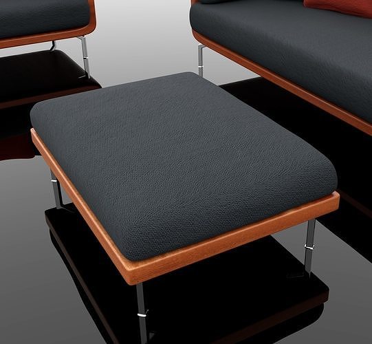 Italian Sofa 3D model 5