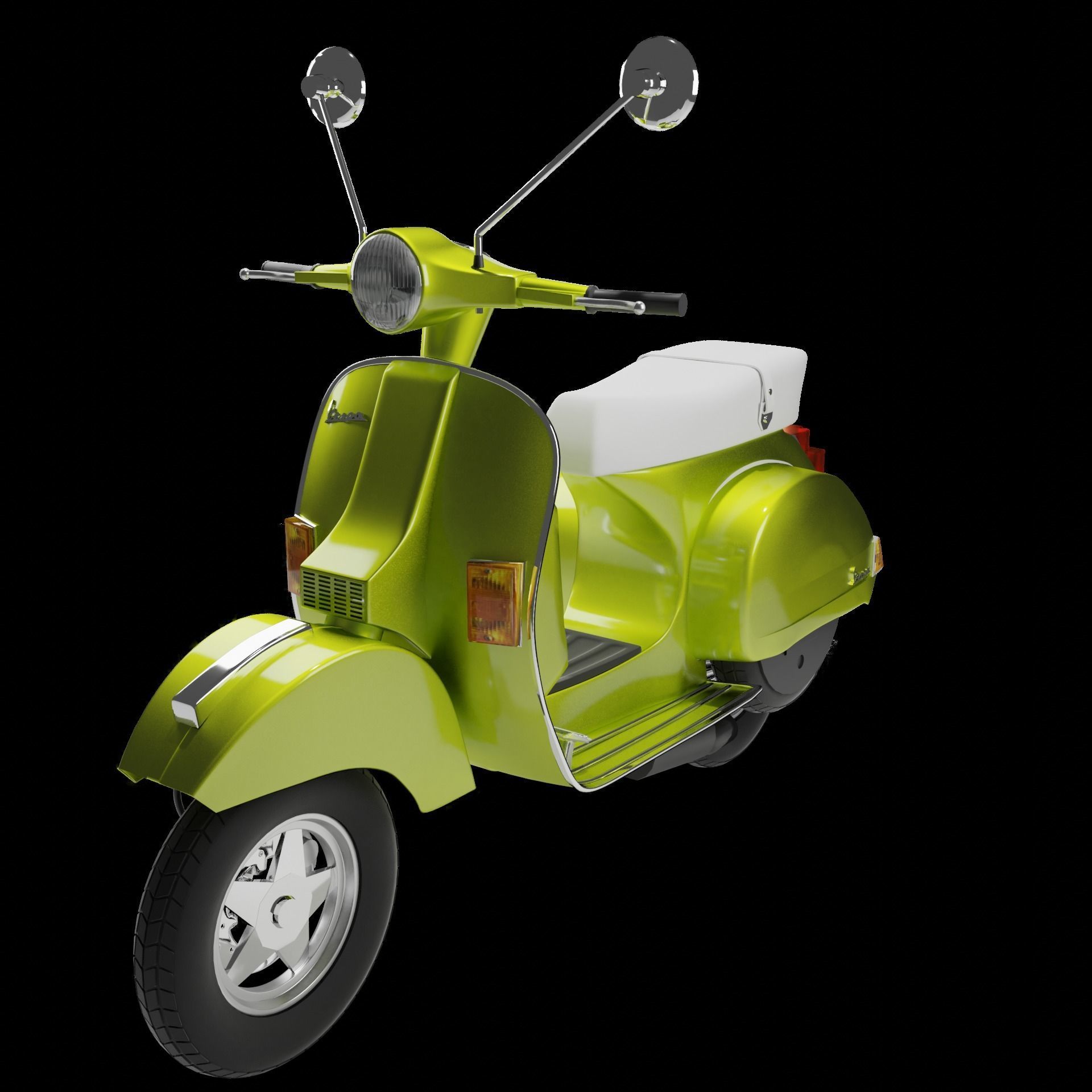 Vespa PX 150 3D model_4