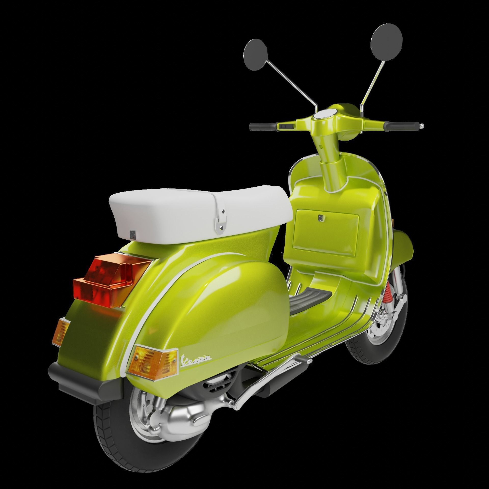 Vespa PX 150 3D model_2