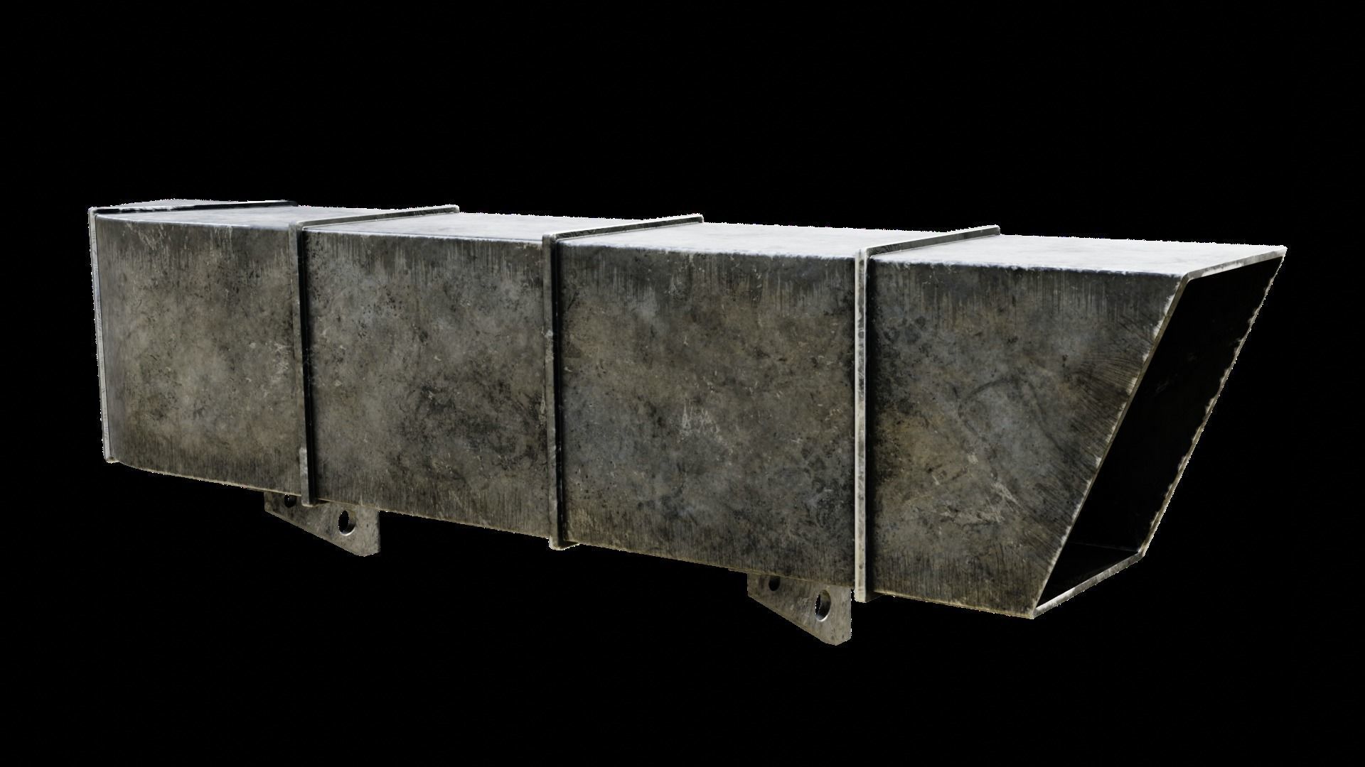 Air Ventilation with PBR Materials  3D model_1