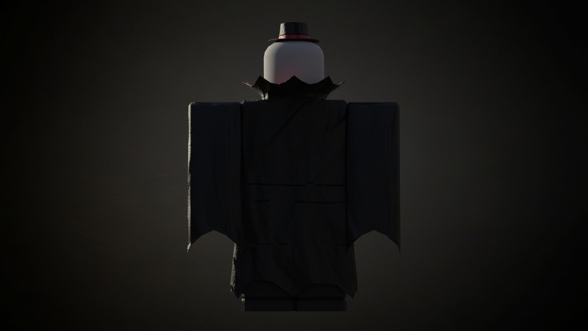 Roblox r15 female vampire morph model Low-poly 3D model_4