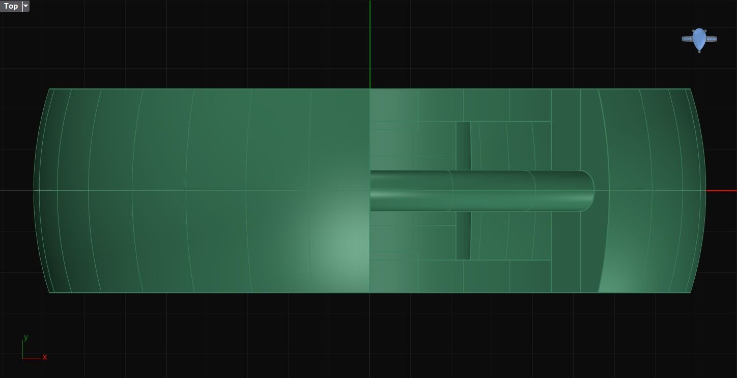 Huggie Earring with hinge 3D print model_2