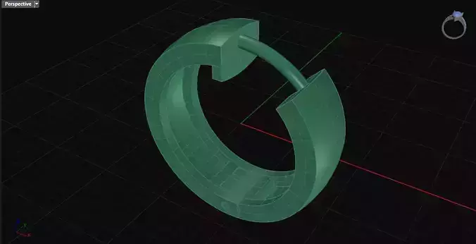 Huggie Earring with hinge