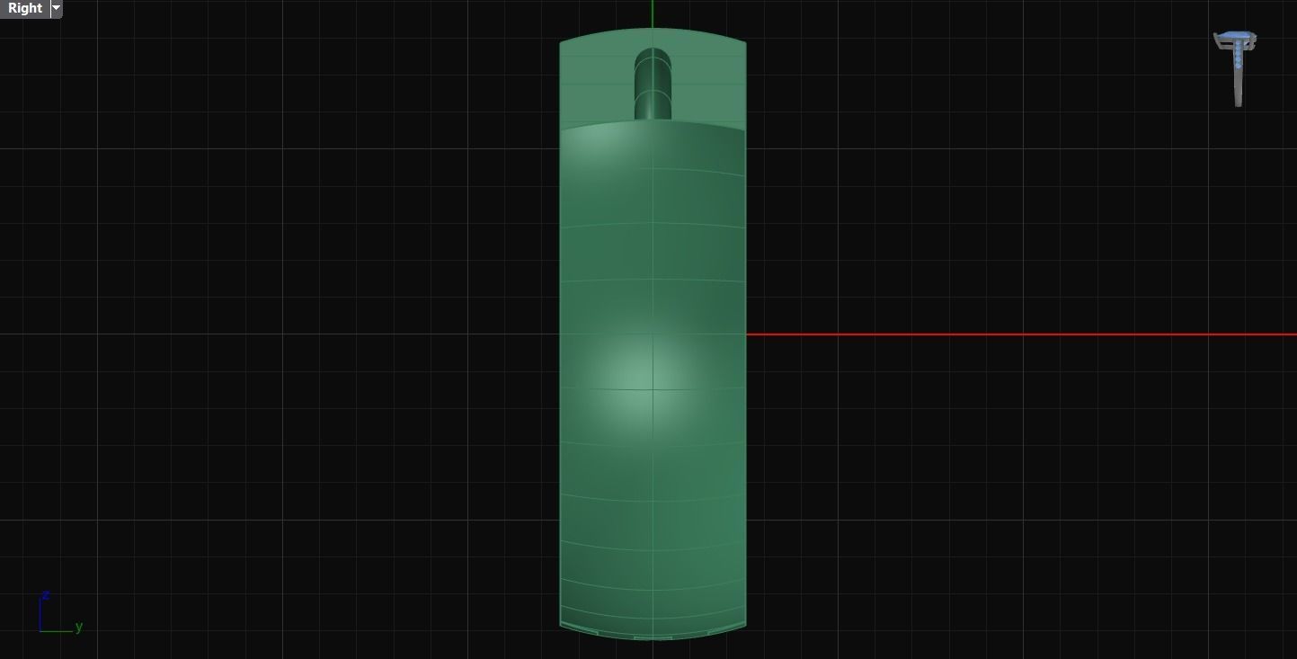 Huggie Earring with hinge 3D print model_6