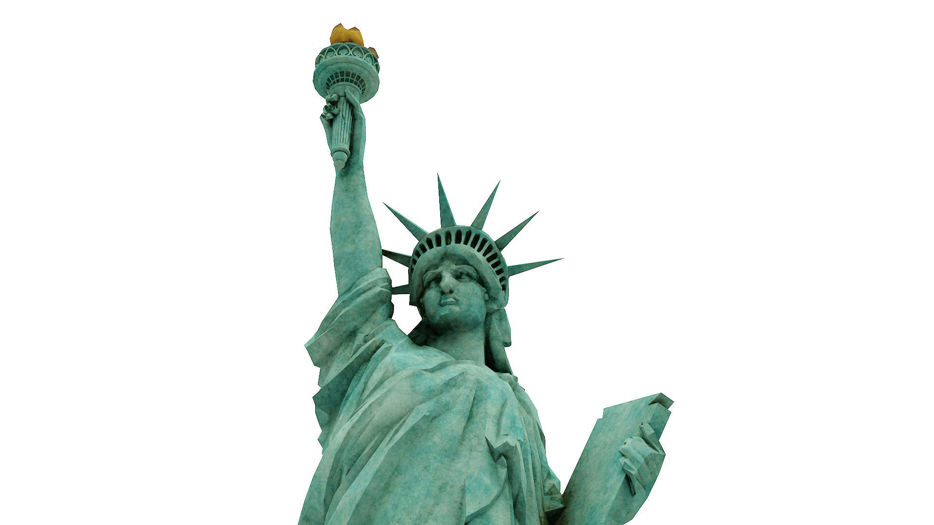 The Statue of Liberty 3D model_1