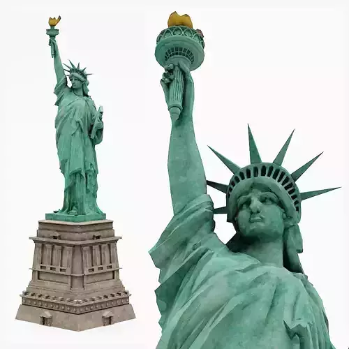The Statue of Liberty 3D model