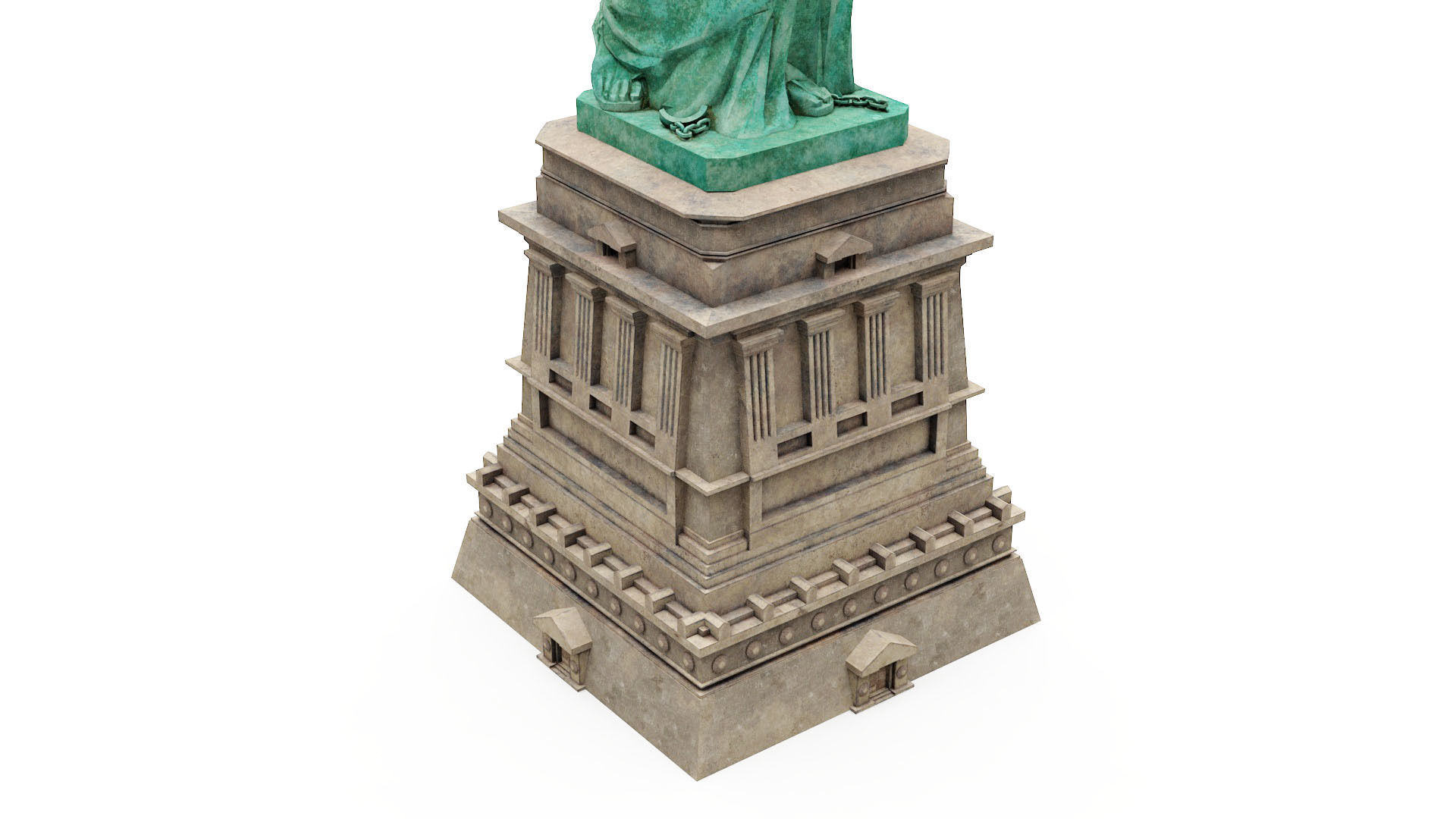 The Statue of Liberty 3D model_6