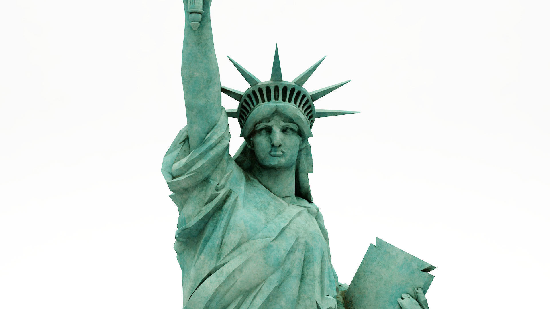 The Statue of Liberty 3D model_3