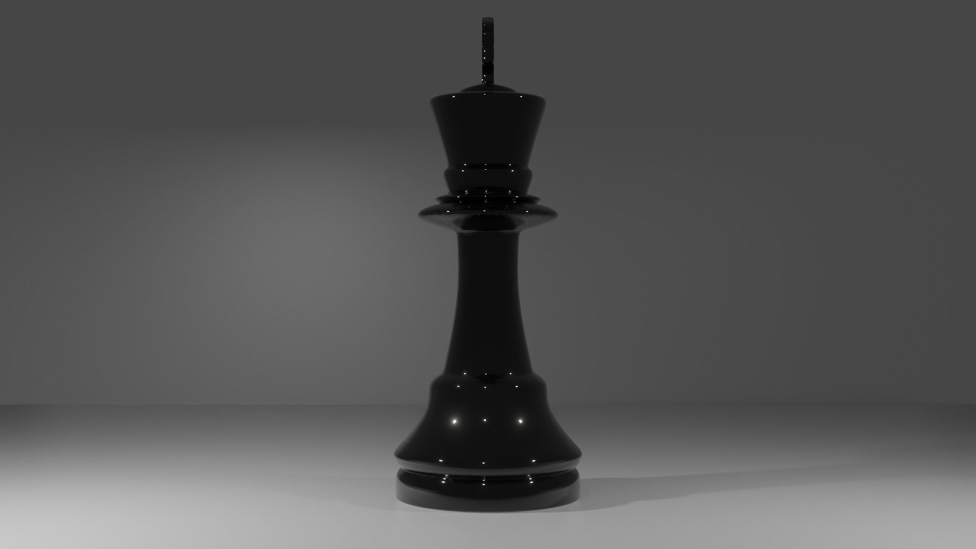 King Black - made in Blender Low-poly 3D model_1