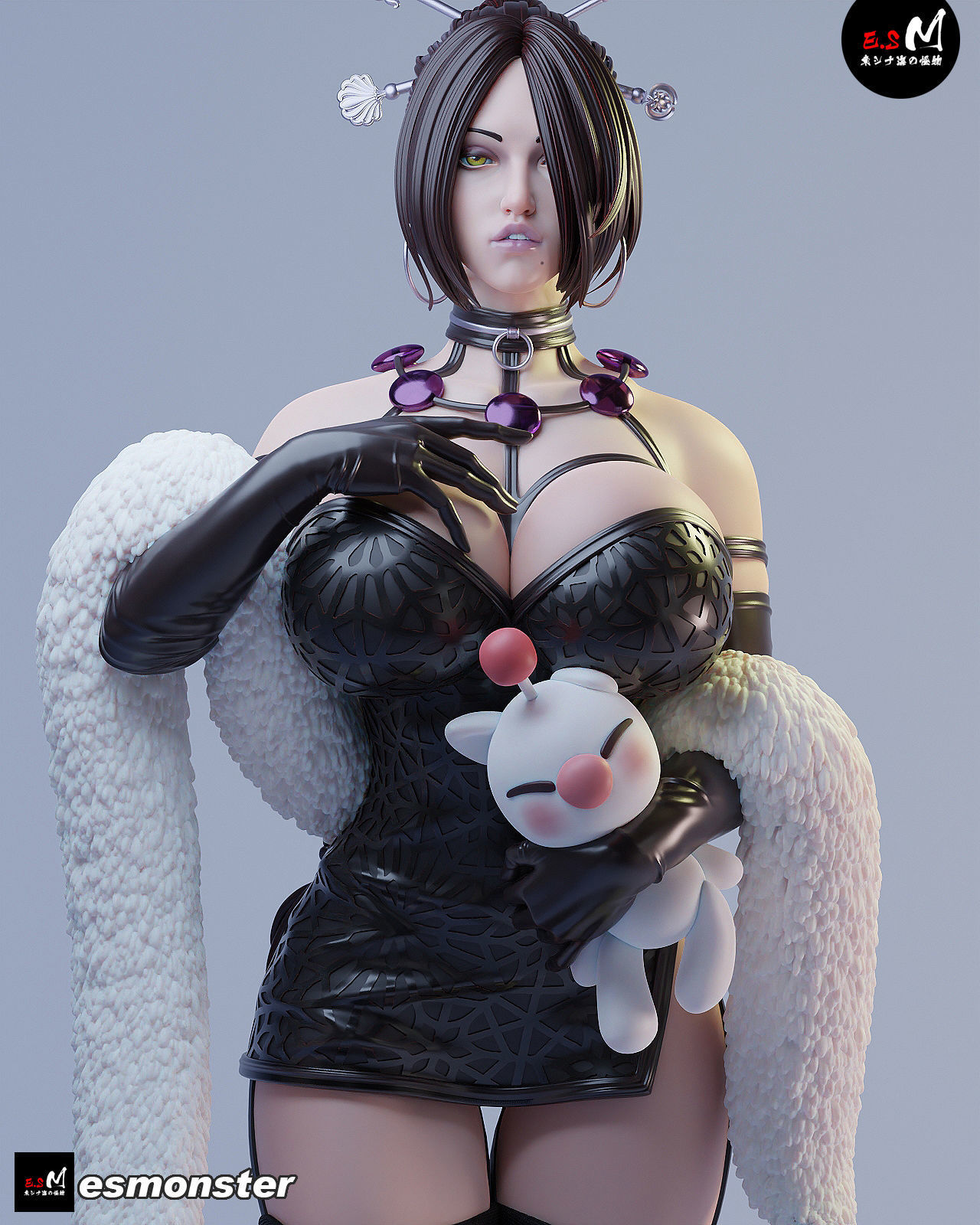 FINALFANTASY LULU 3D print model_14