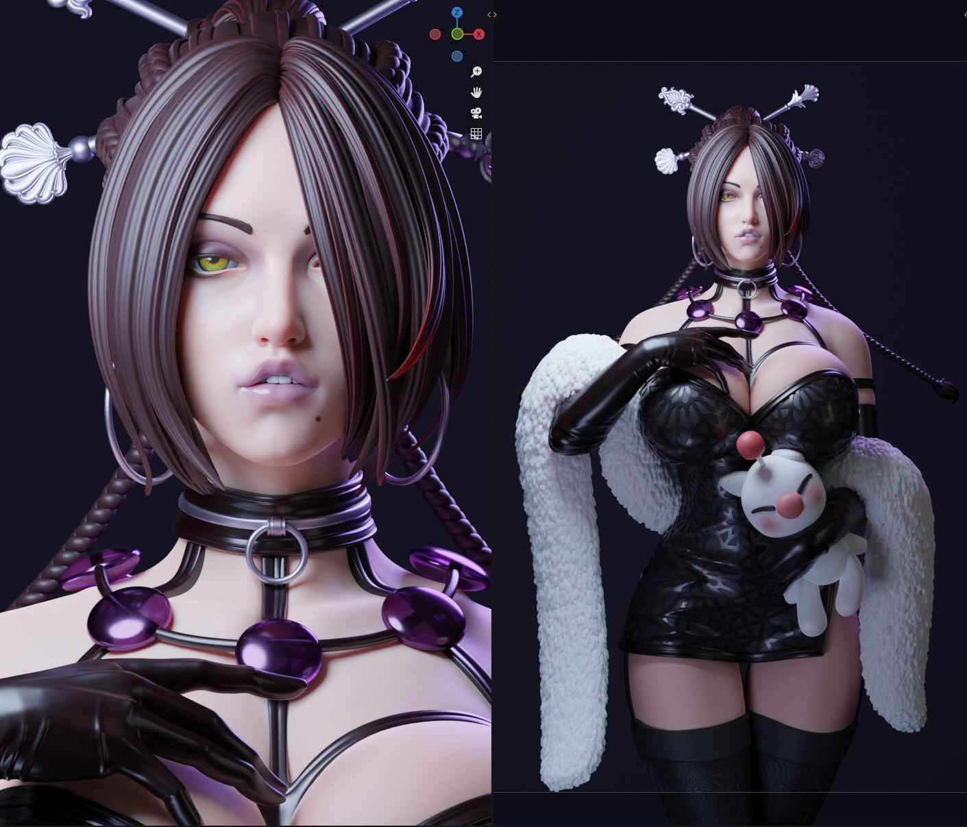 FINALFANTASY LULU 3D print model_8
