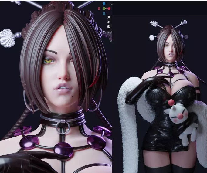 FINALFANTASY LULU 3D print model_0
