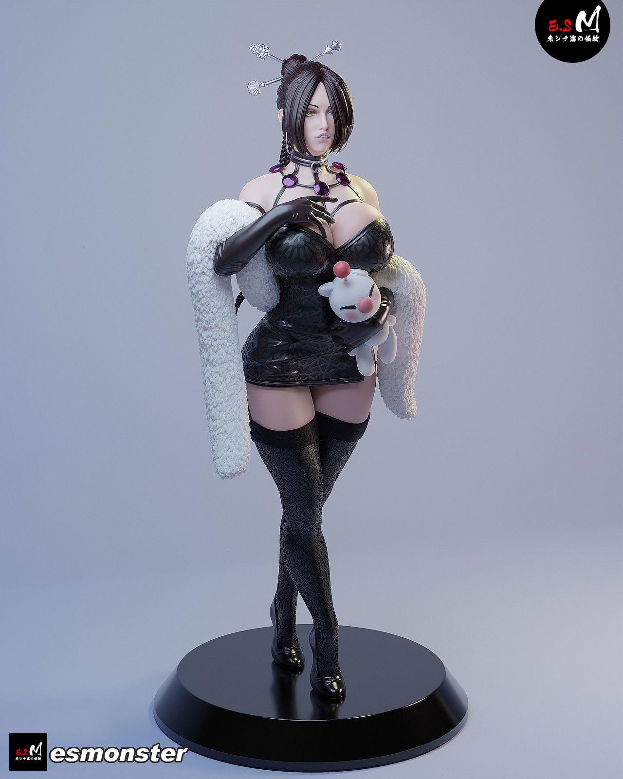 FINALFANTASY LULU 3D print model_13