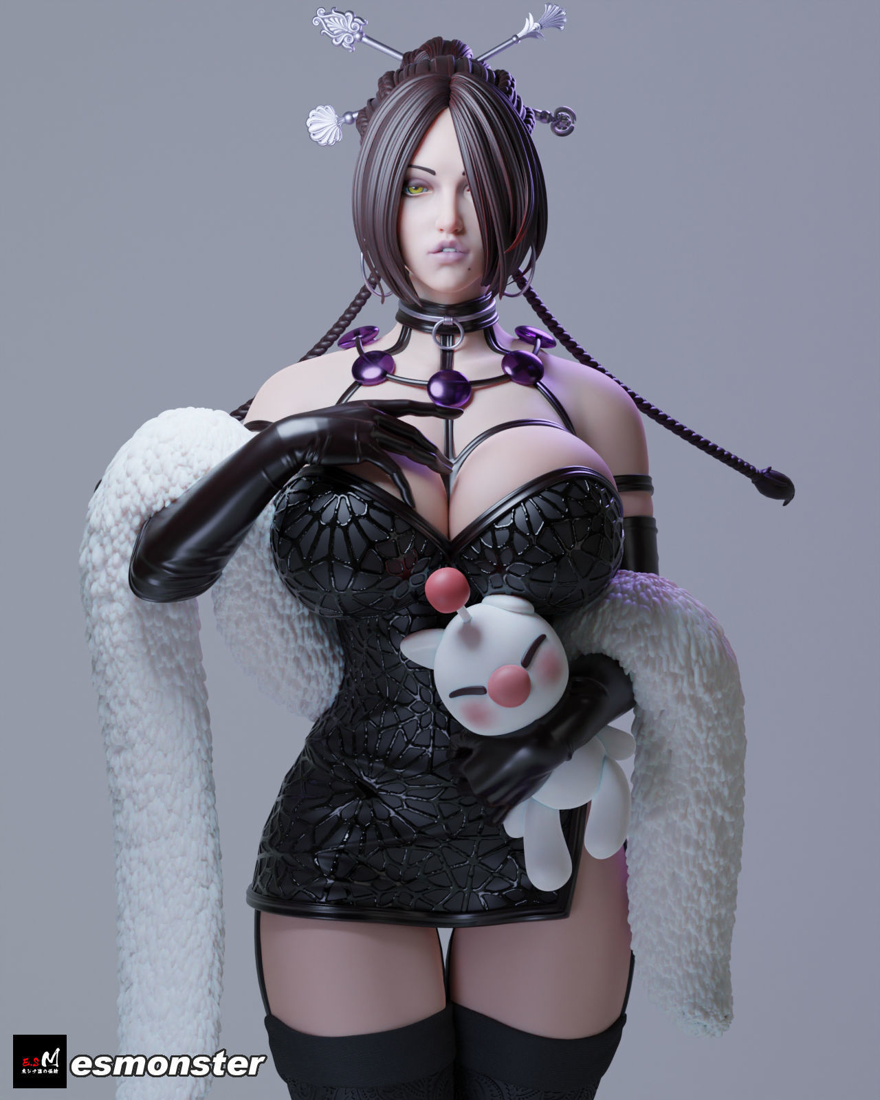 FINALFANTASY LULU 3D print model_7