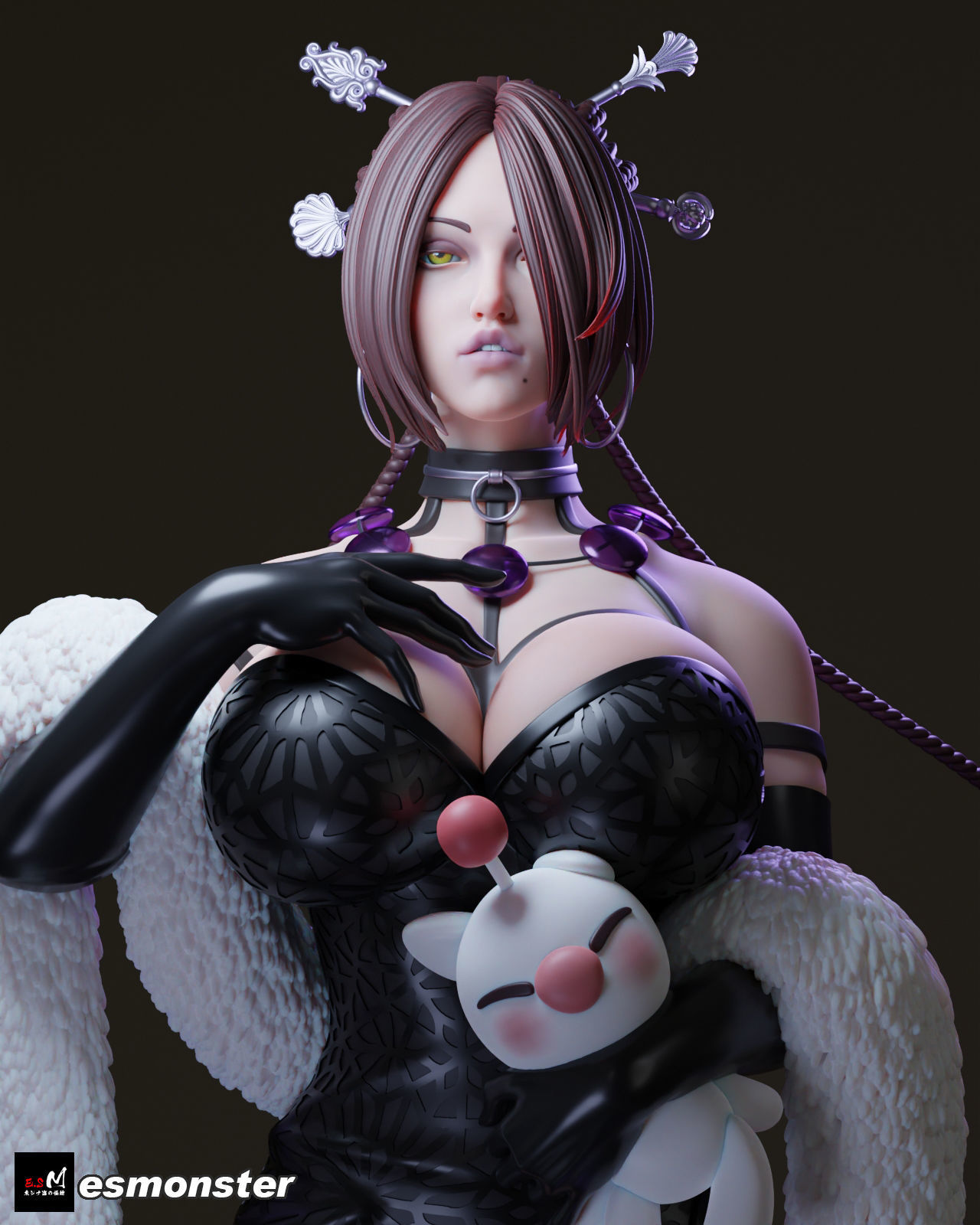FINALFANTASY LULU 3D print model_9