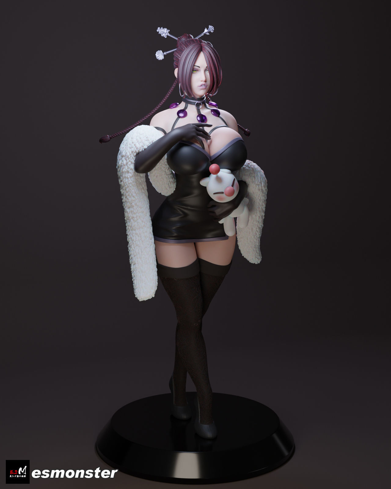 FINALFANTASY LULU 3D print model_5