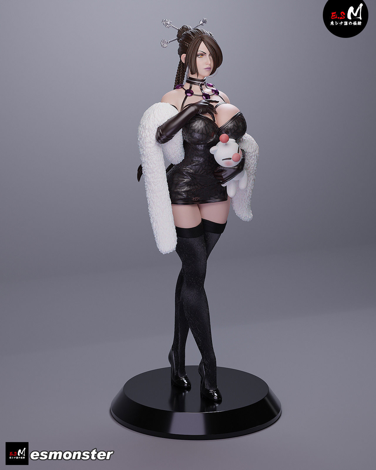 FINALFANTASY LULU 3D print model_36