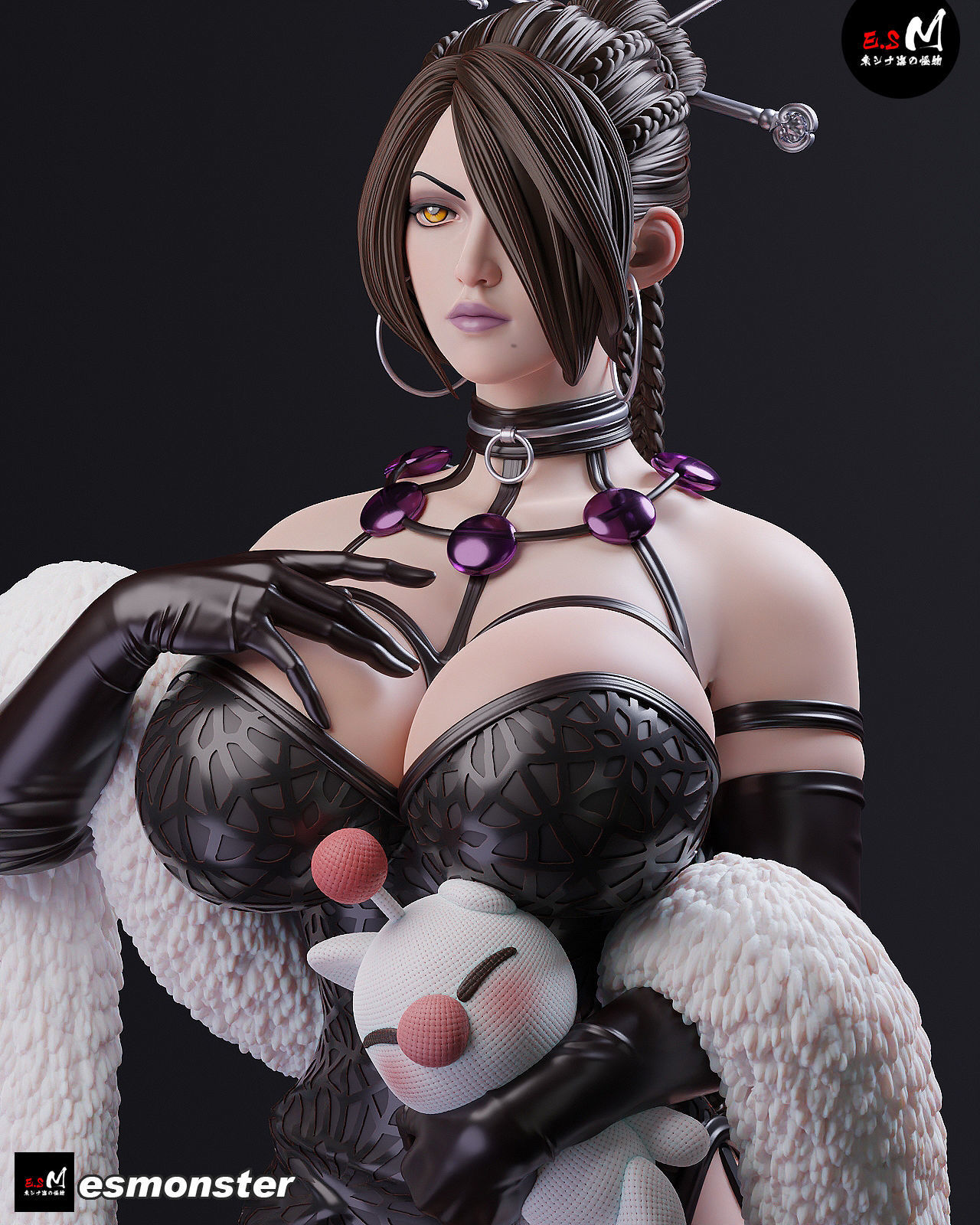 FINALFANTASY LULU 3D print model_32