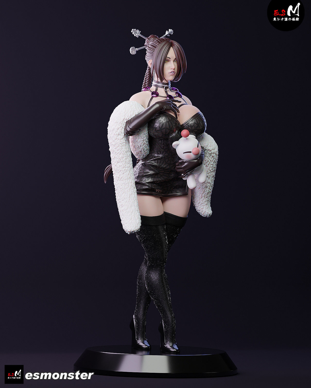 FINALFANTASY LULU 3D print model_21