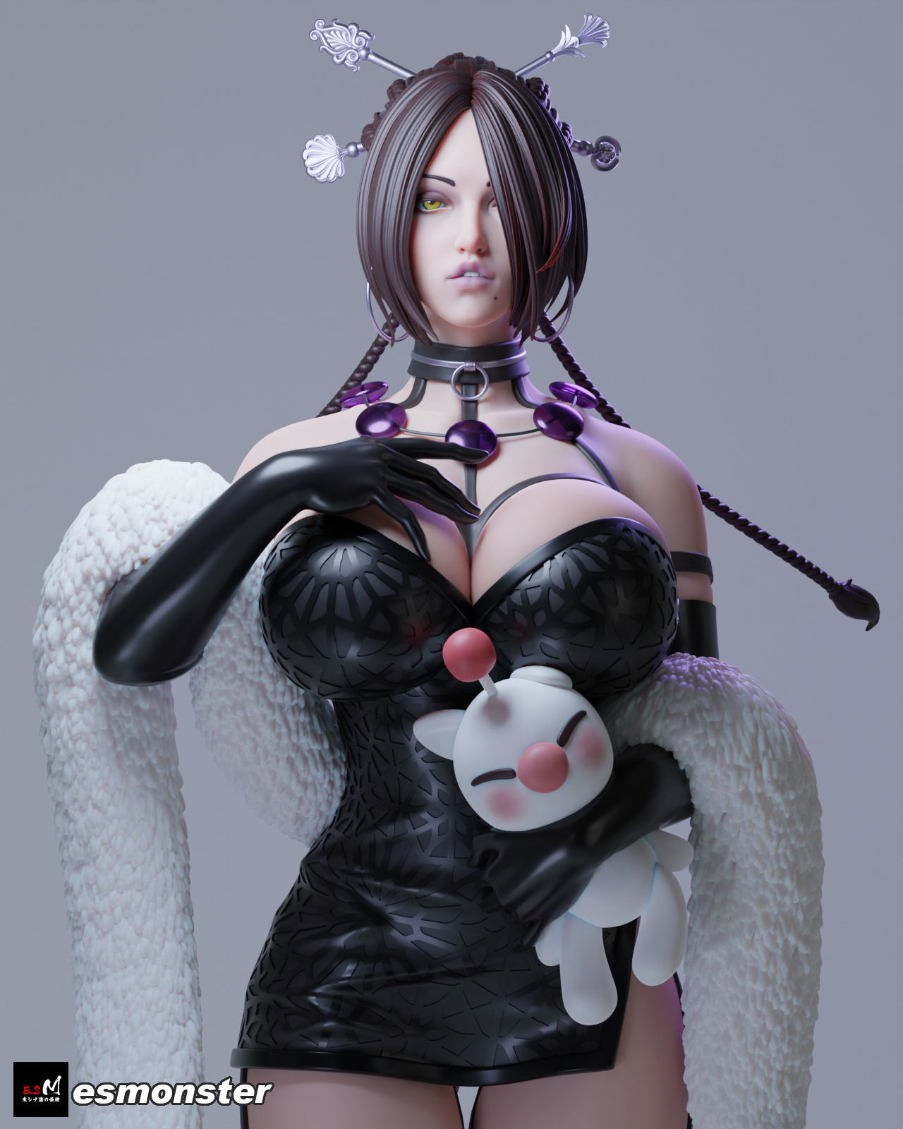 FINALFANTASY LULU 3D print model_10