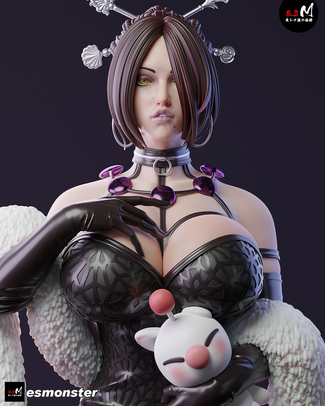 FINALFANTASY LULU 3D print model_19