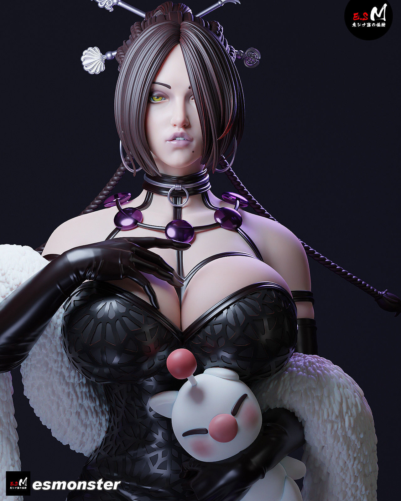FINALFANTASY LULU 3D print model_15