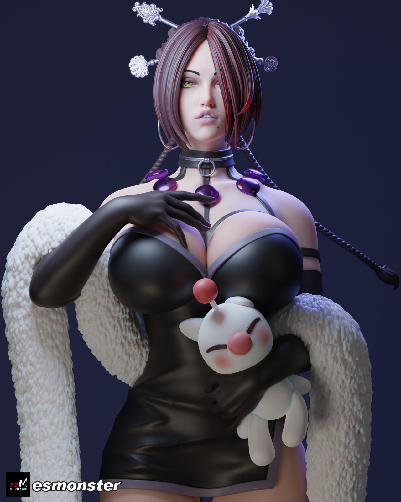 FINALFANTASY LULU 3D print model_6