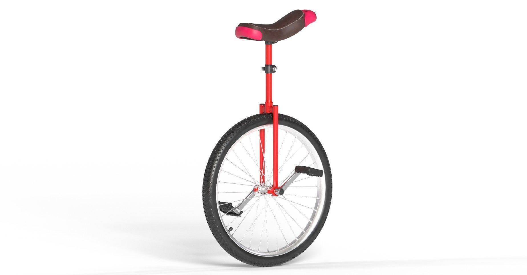 Unibicycle  Low-poly 3D model_5