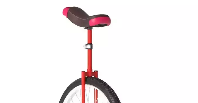 Unibicycle  Low-poly 3D model