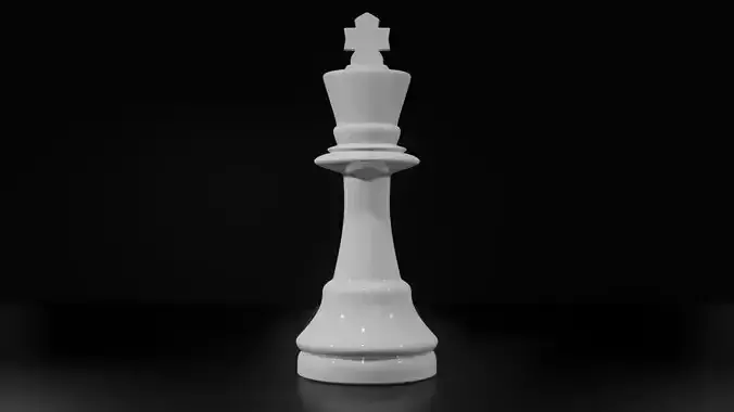 King White - made in Blender