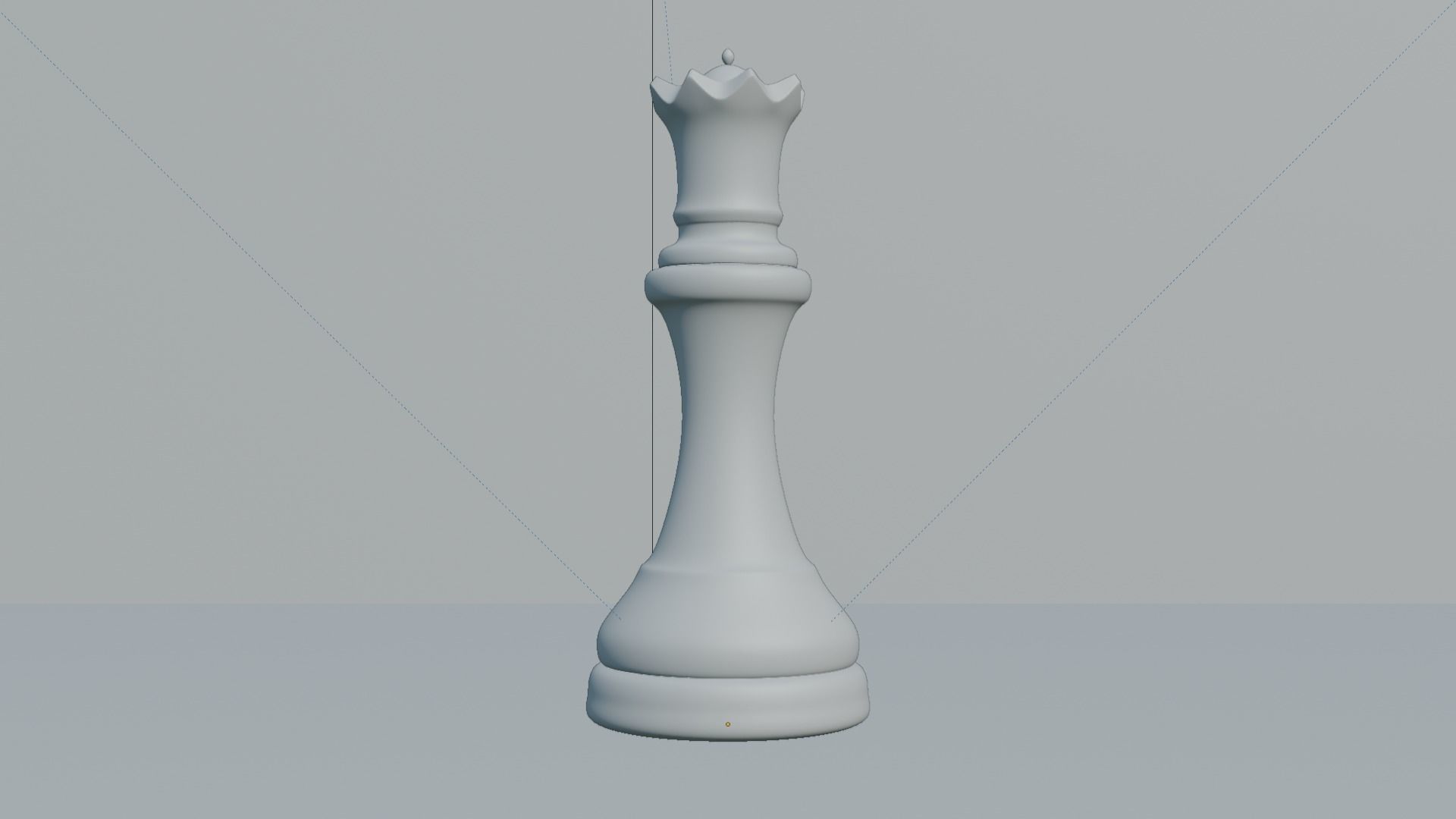 Queen Black - made in Blender Low-poly 3D model_2