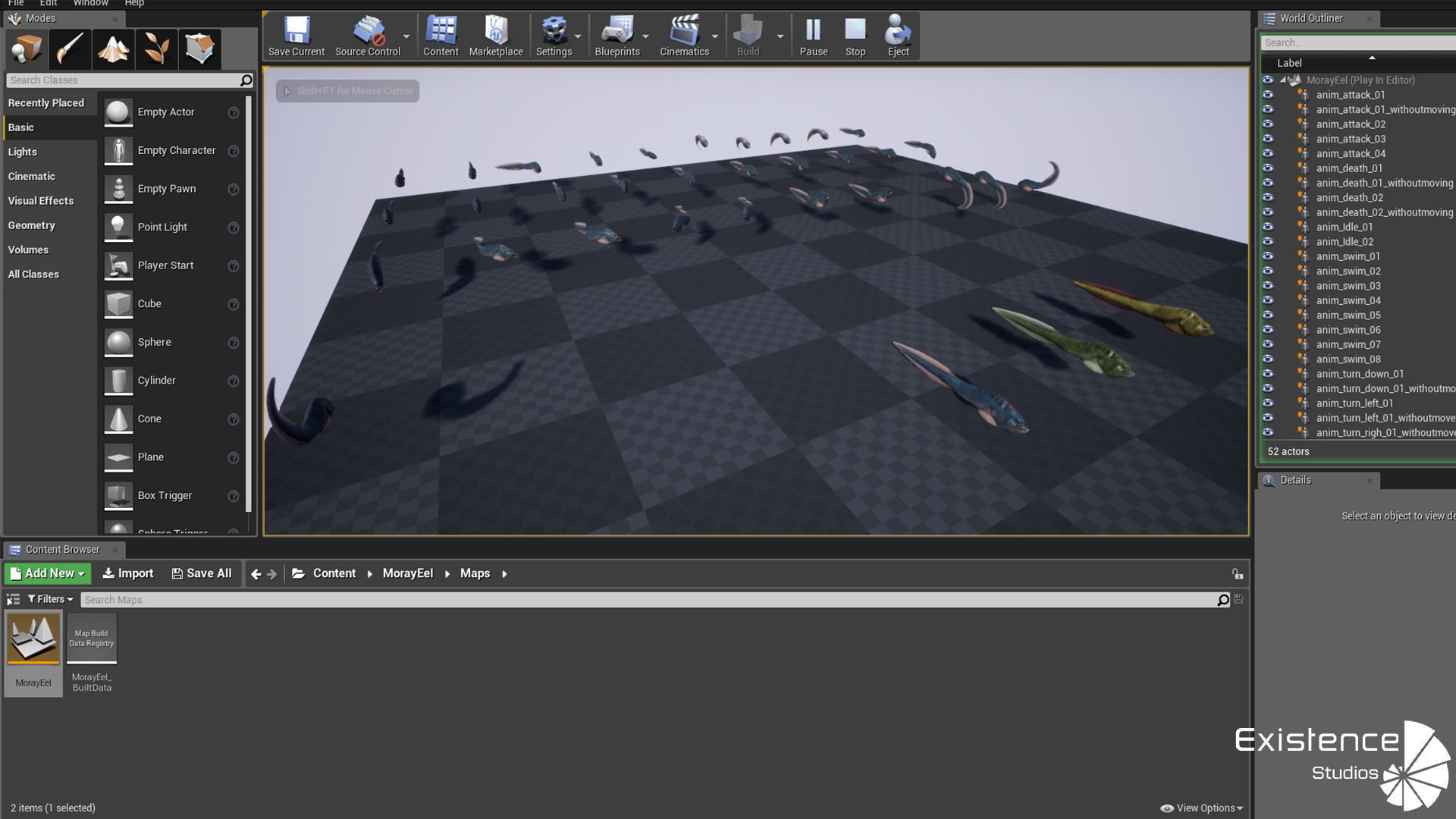 Fish low poly model - Moray Eel fish - horror - monster fish 4 Low-poly 3D model_8