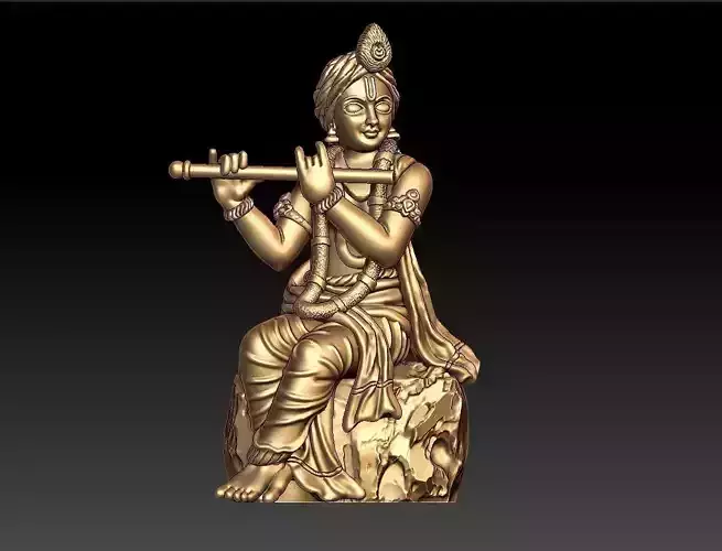 KRISHNA 3D STATUE