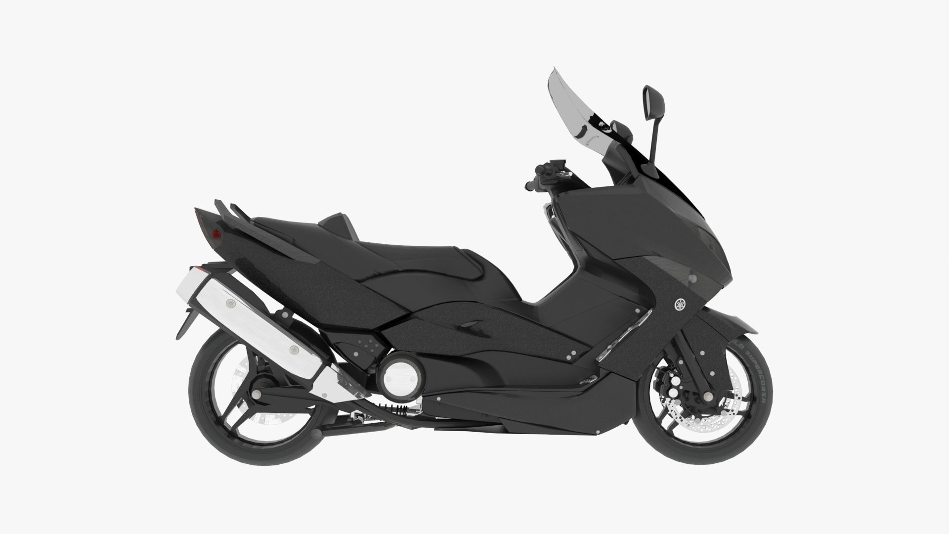 Yamaha Tmax 500 3D model_5