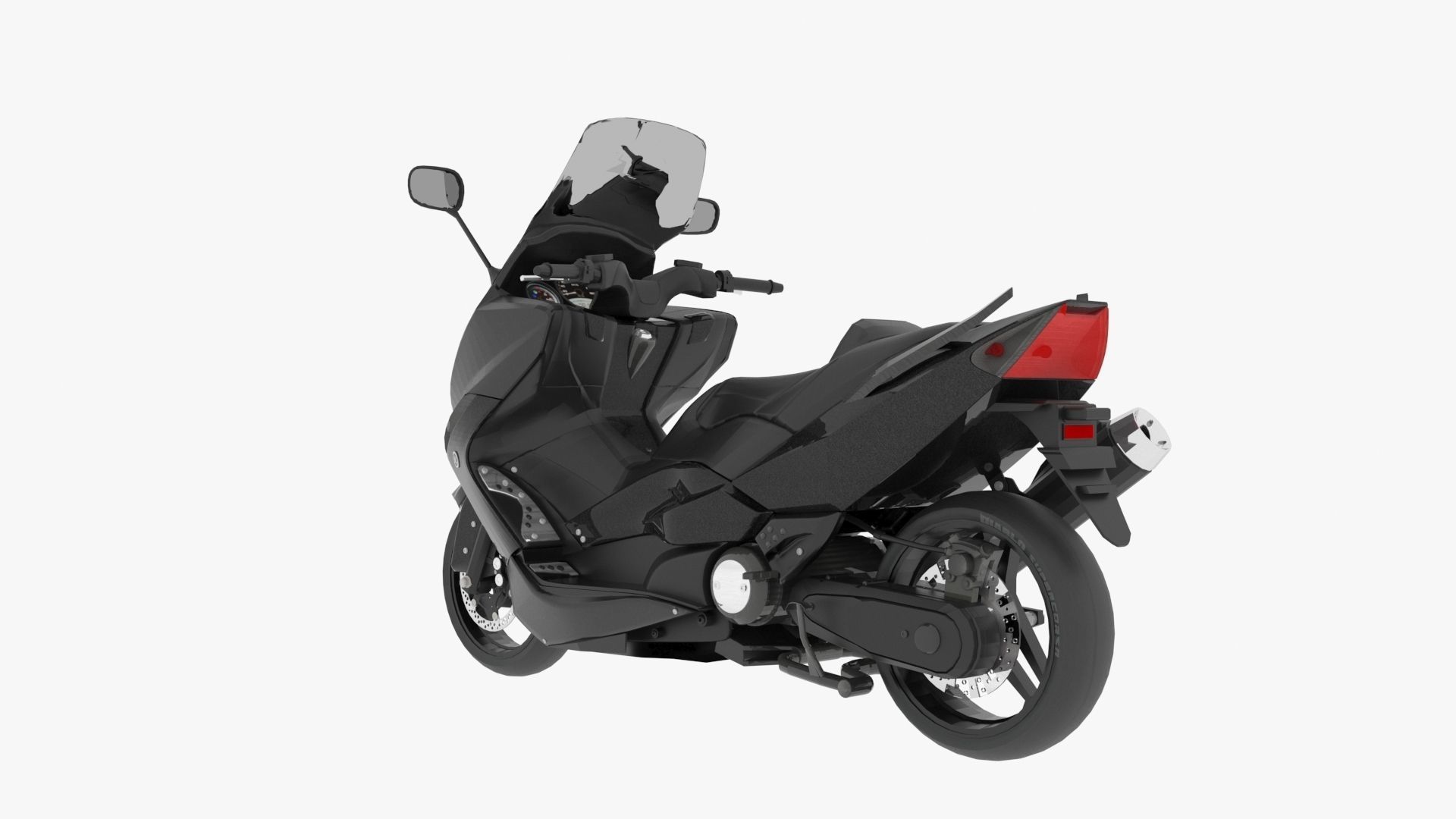 Yamaha Tmax 500 3D model_2