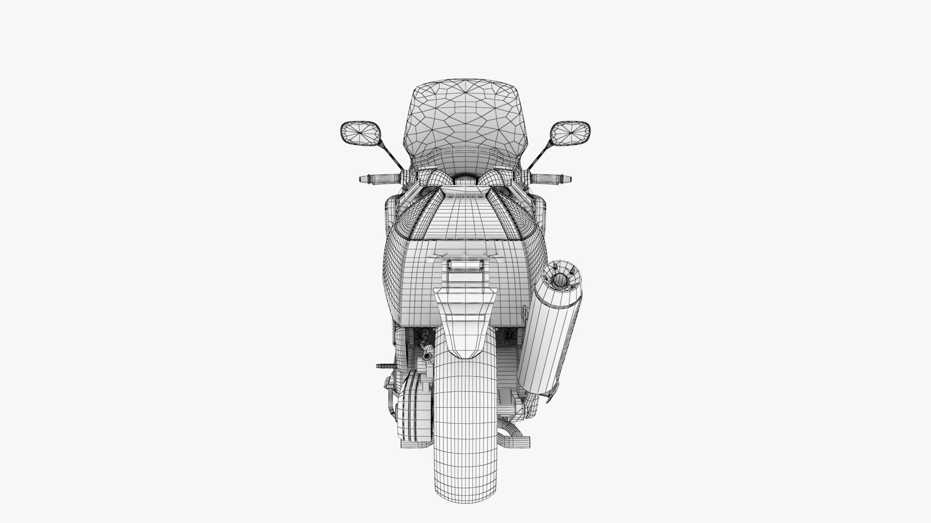 Yamaha Tmax 500 3D model_10