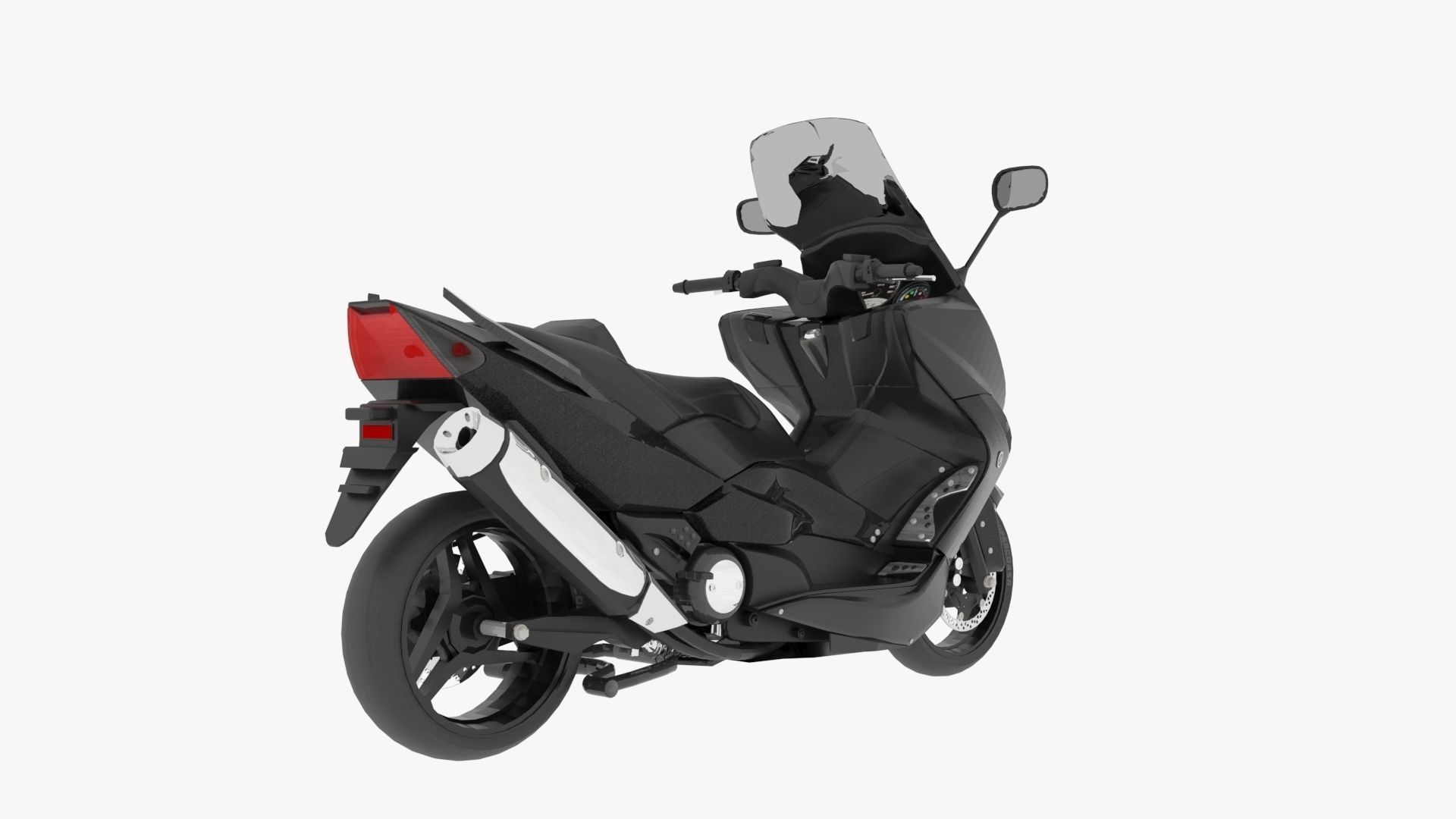 Yamaha Tmax 500 3D model_4