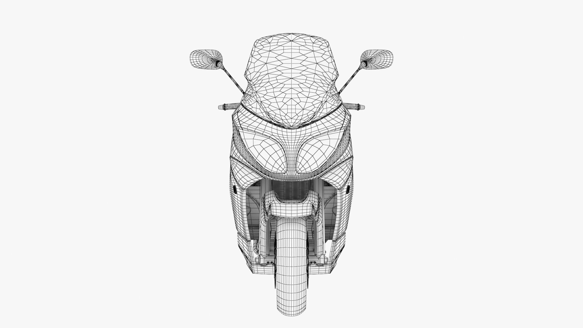 Yamaha Tmax 500 3D model_8