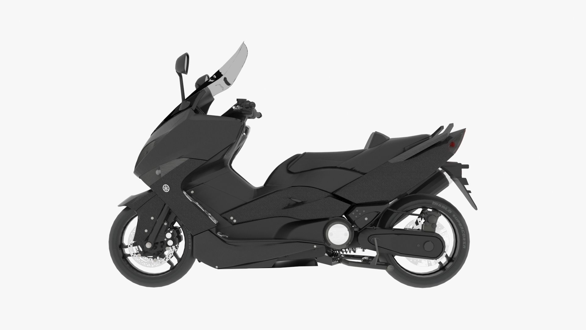 Yamaha Tmax 500 3D model_1